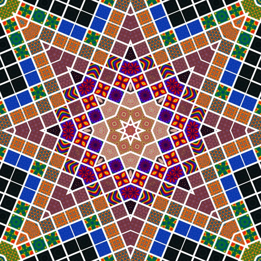 Mosaic mandala.
